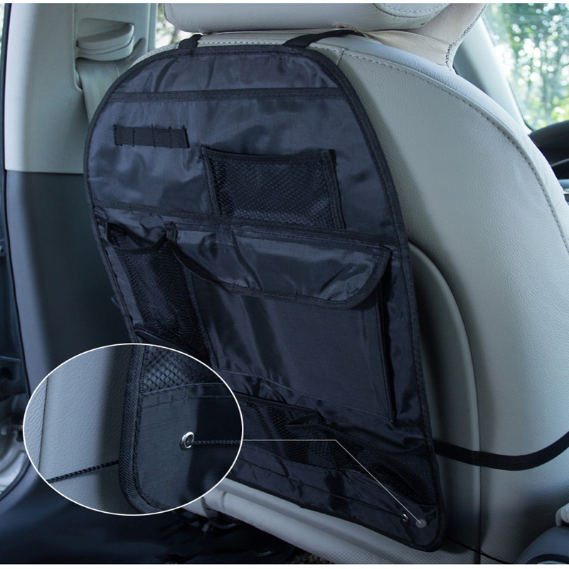 Car seat back Oxford cloth hanging bag, storage bag, seat back storage bag, multi-functional storage bag, car storage hanging bag QW297 details Picture
