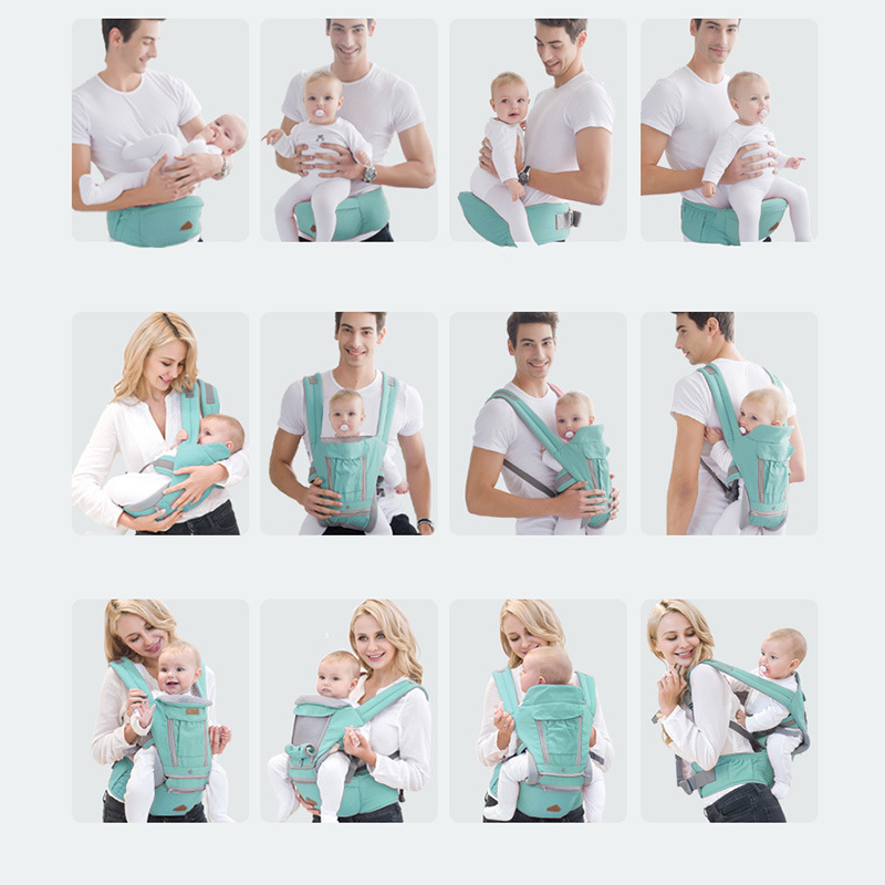 多功能四季通用前抱式婴儿背带详情图2