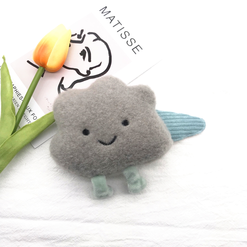 云朵超大嘴夹结鱼头发箍可爱草莓水果发夹发饰