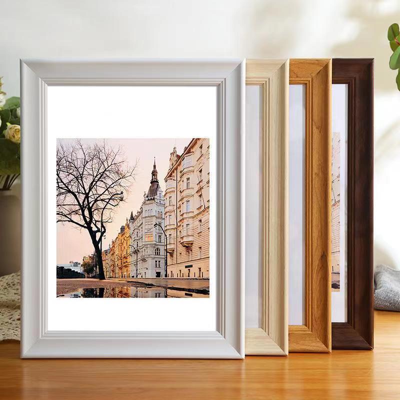 Retro-style picture frame a3 wall hanging, a4 table display, 7-inch 6 photo wall frame, 5-inch outer frame, 24-inch self-mounting frame, 8-inch custom 14-inch Application Scenario