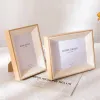 Photo frame display stand 567810, A4 inch portrait frame, photo development, creative decorative wooden item for living room, study and bedroom details Picture