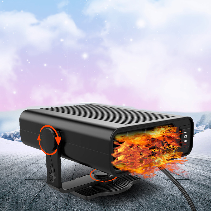 汽车吸盘暖风机 除雾除霜化雪  汽用加热取暖器车用暖风机除霜除雾  冷暖两用暖风机其威车饰QW292