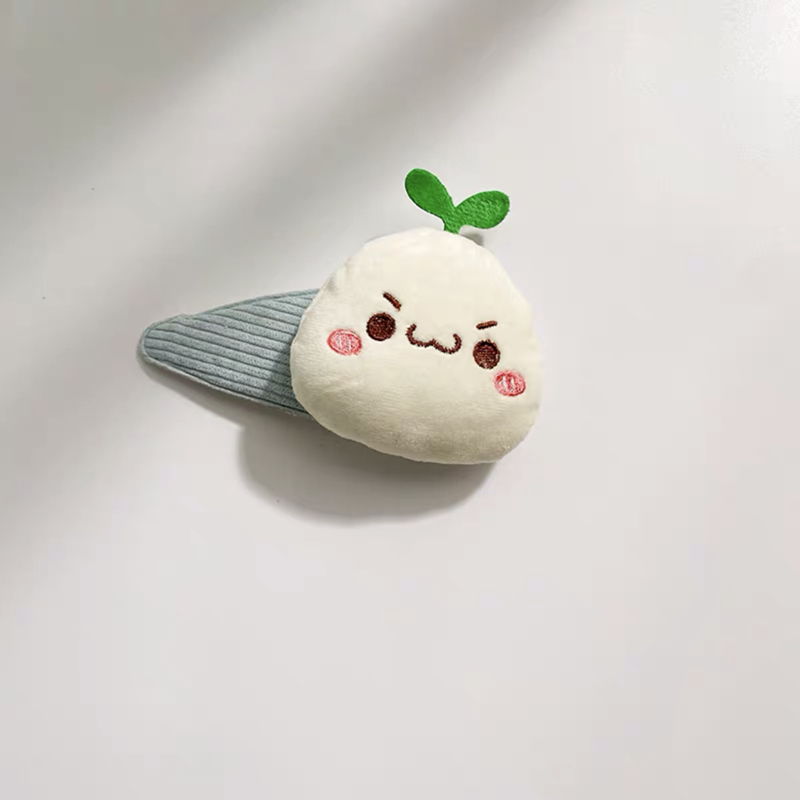 小白团长超大嘴夹结鱼头发箍可爱草莓水果发夹发饰