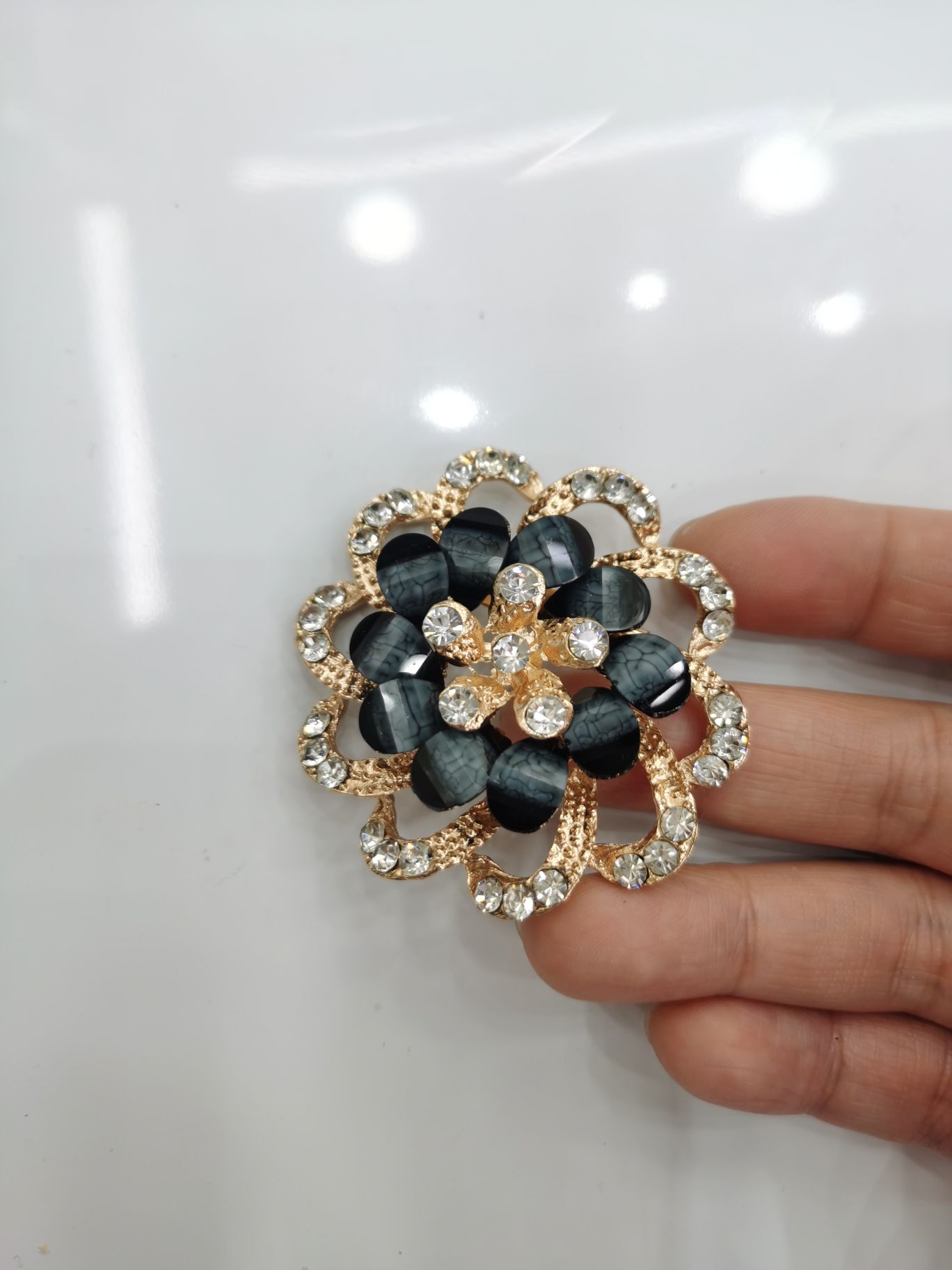 迈利达饰品2022年穆斯林丝巾扣合金饰品大爆款