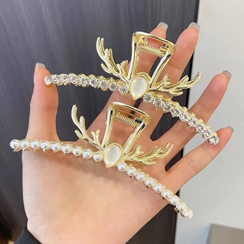 "Internet celebrity Deer Antlers capture Internet celebrity beautiful and romantic Han Xu accessories. Specification image
