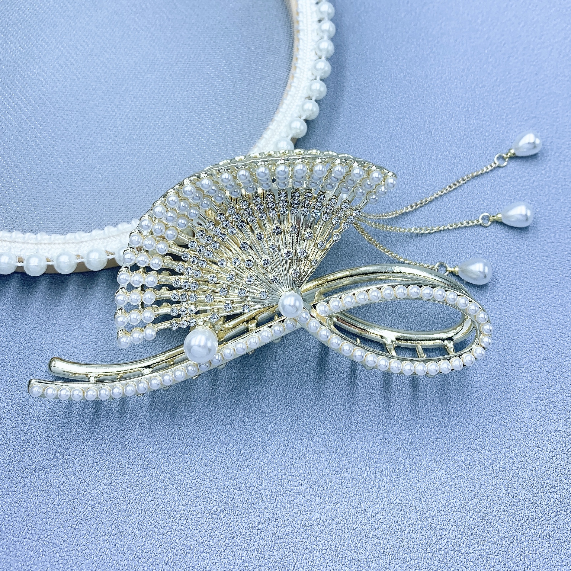 A large number of trendy fan tassels, a beautiful and romantic Korean-style accessory Specification image