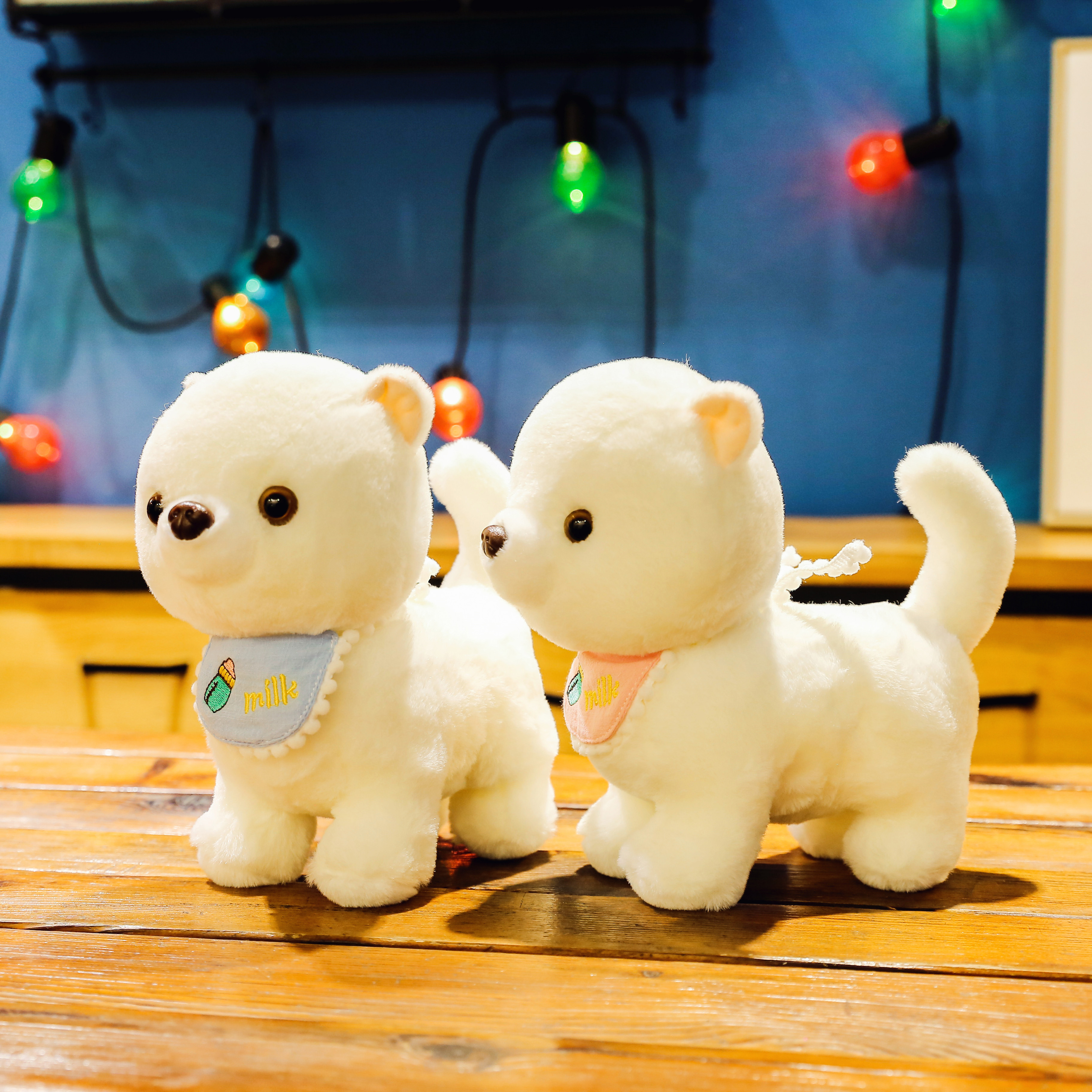 2022 New style scarf Dog Doll Plush toy, cute male and female bedroom birthday gift plush toy 40m Specification image