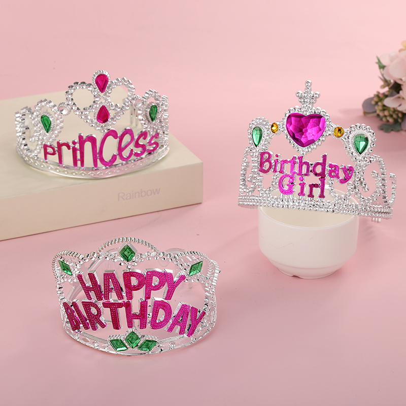 Happy birthday! Crown Princess Crown Birthday Girl Crown Regular Crown Korean Crown Application Scenario