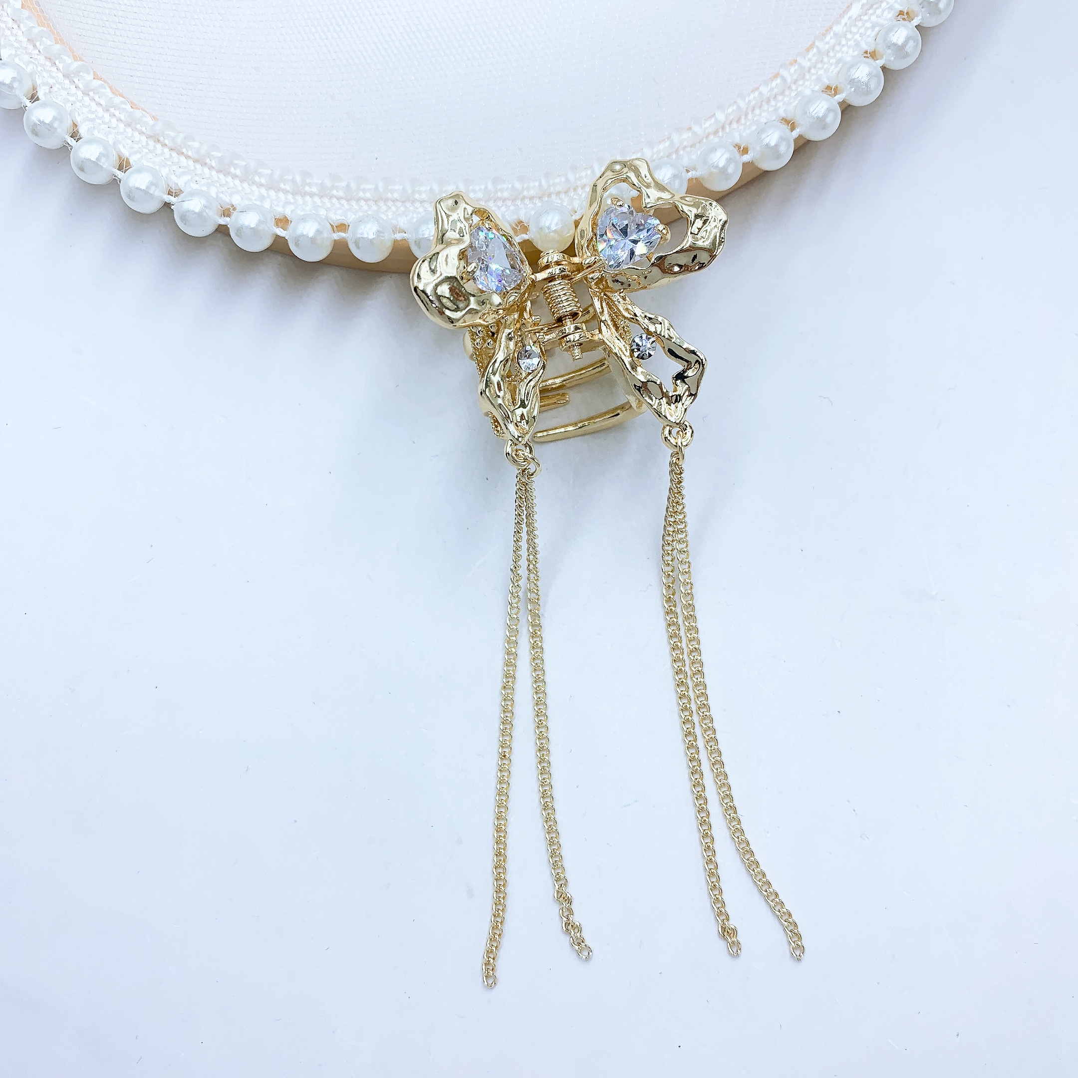 The popular tassel grab series of beautiful and romantic Han Xu accessories Specification image