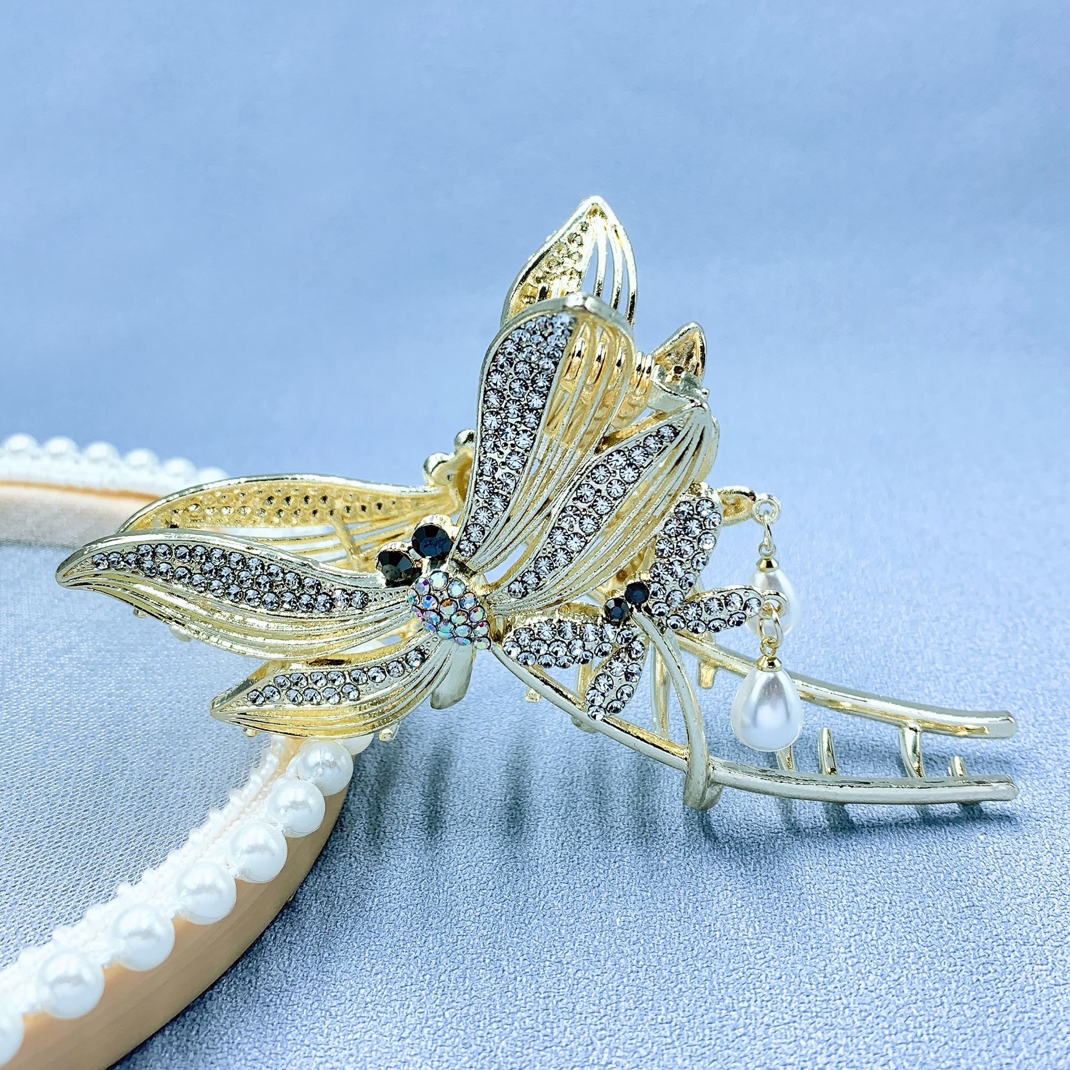 The popular dragonfly tassels capture the beautiful and romantic Han Xu accessories Specification image
