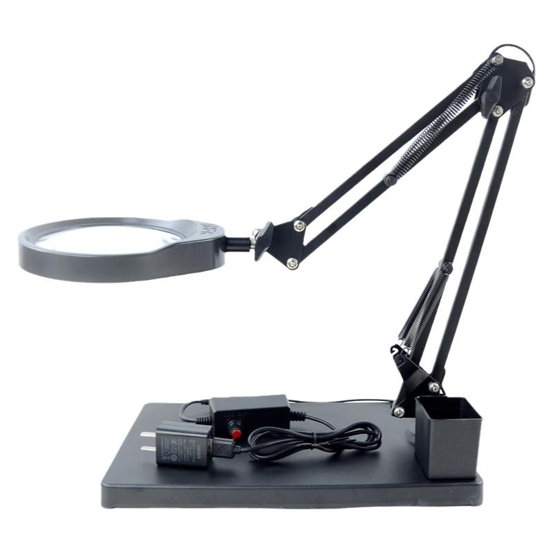 Repair magnifying glass PD127 wide-field high-definition lens 10x 48 high-brightness LED lights illumination Specification image