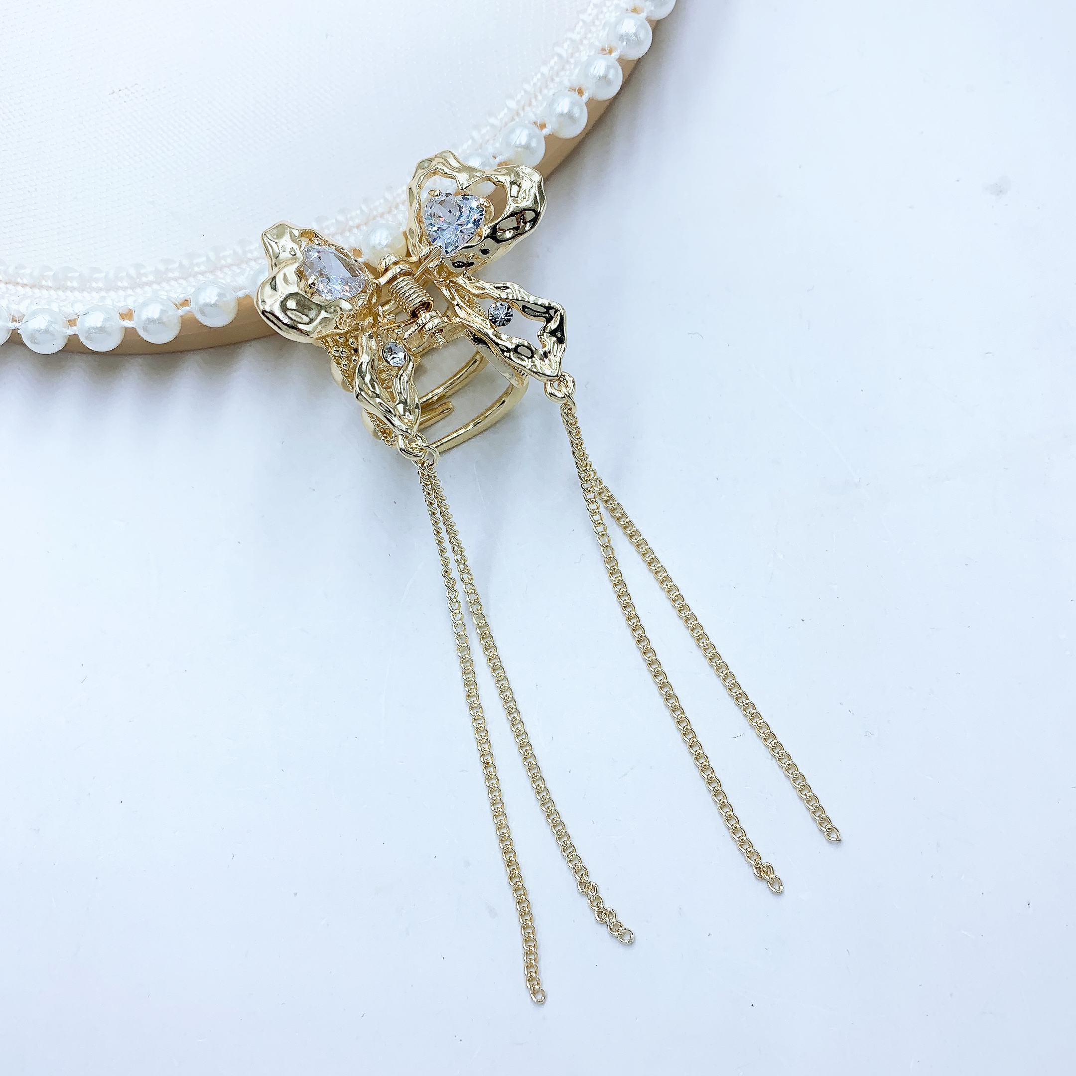 The popular tassel grab series of beautiful and romantic Han Xu accessories details Picture