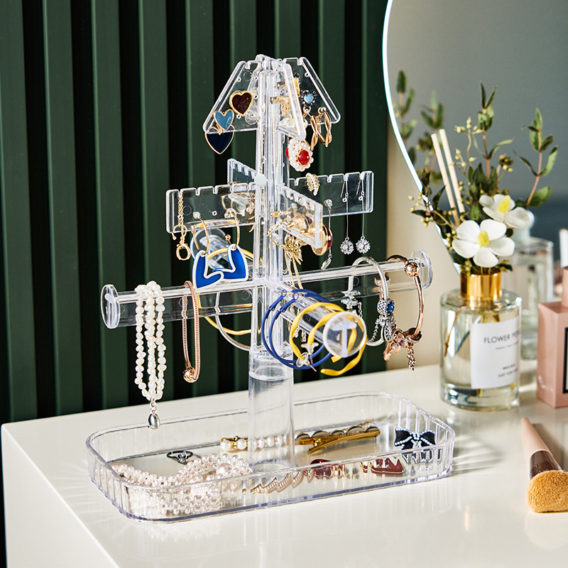 One layer of jewelry storage rack pic 5