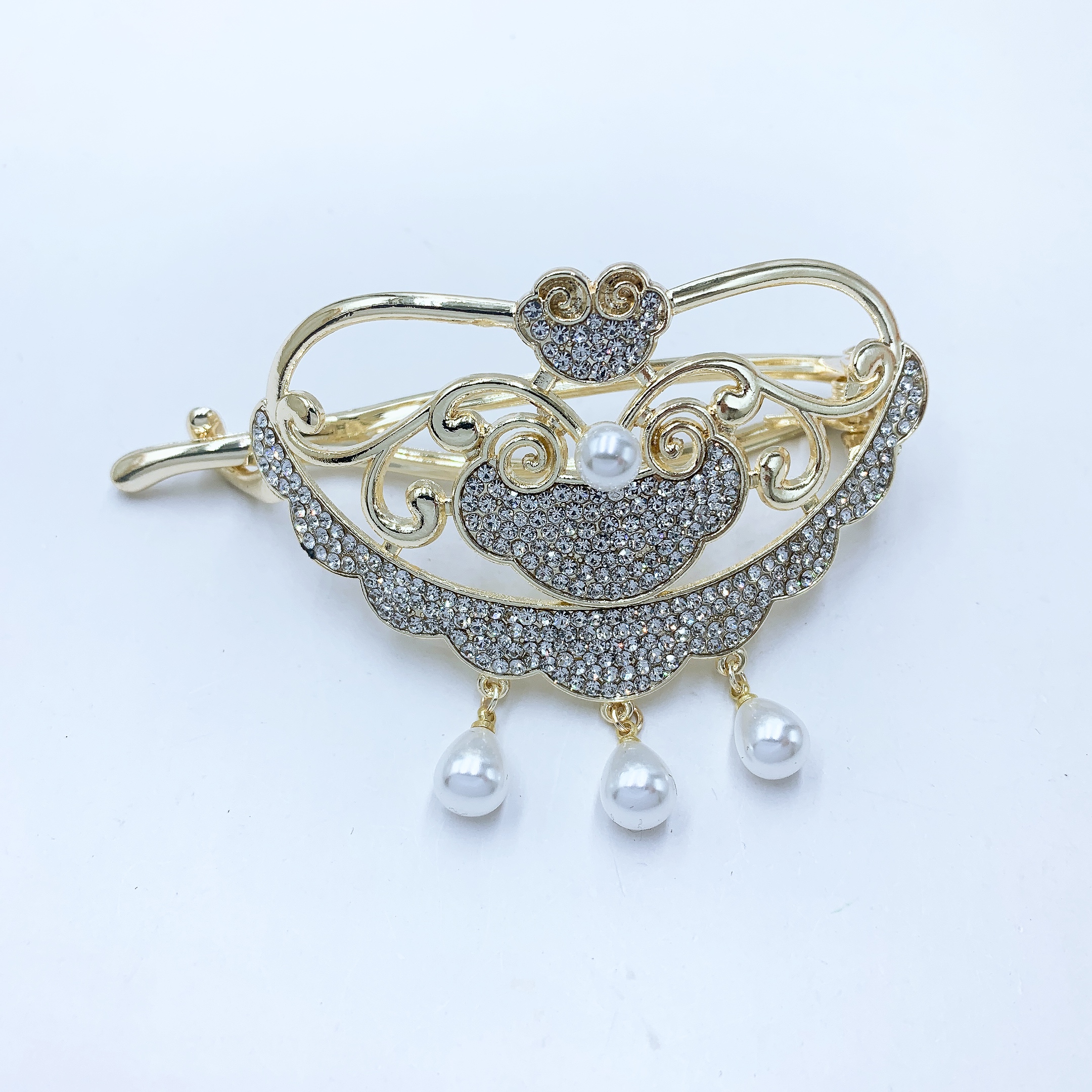 The popular safety lock twist clip is a beautiful and romantic Han Xu accessory Specification image