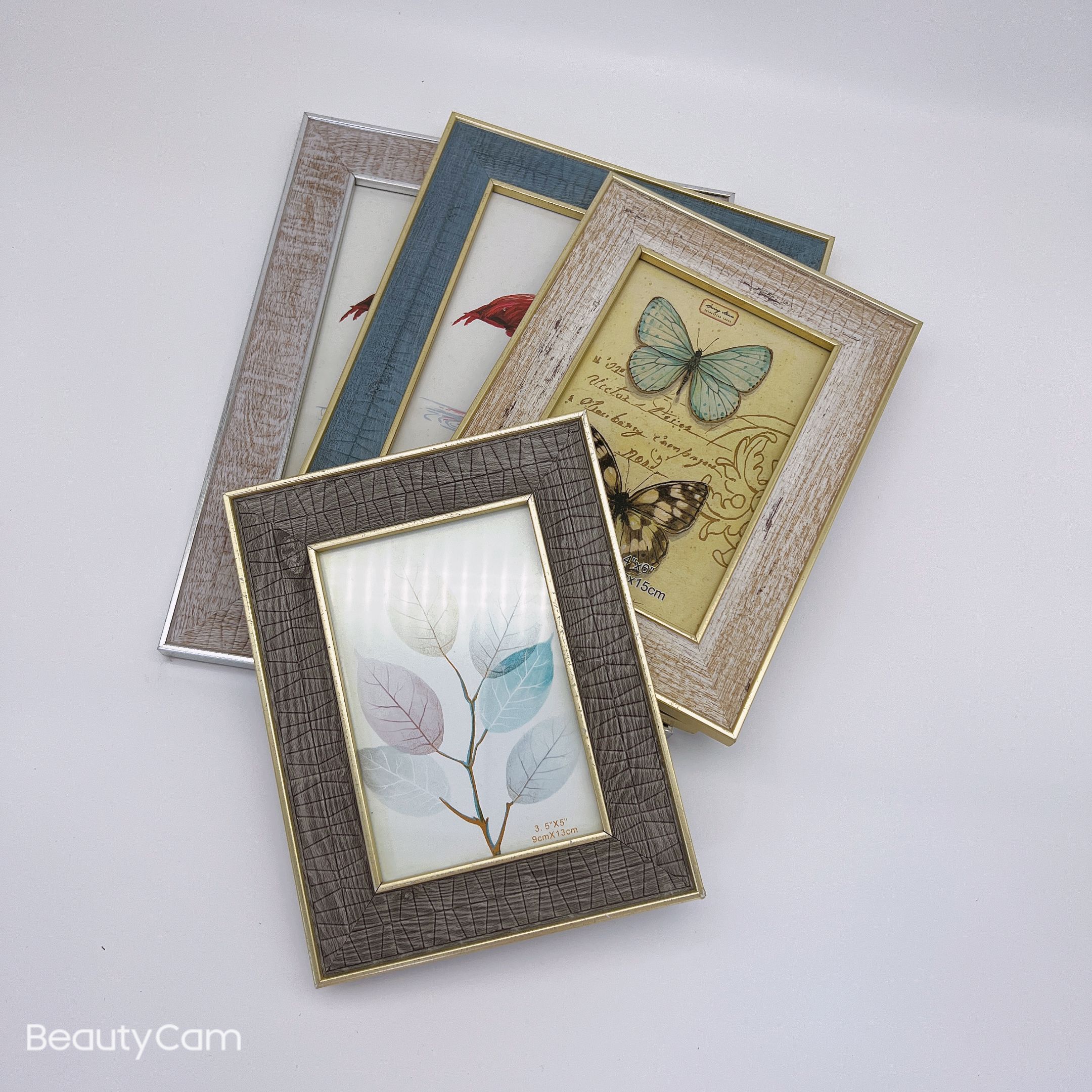 Simple photo frame display table, indoor decoration resin photo frame manufacturer wholesale stock photo frame display table