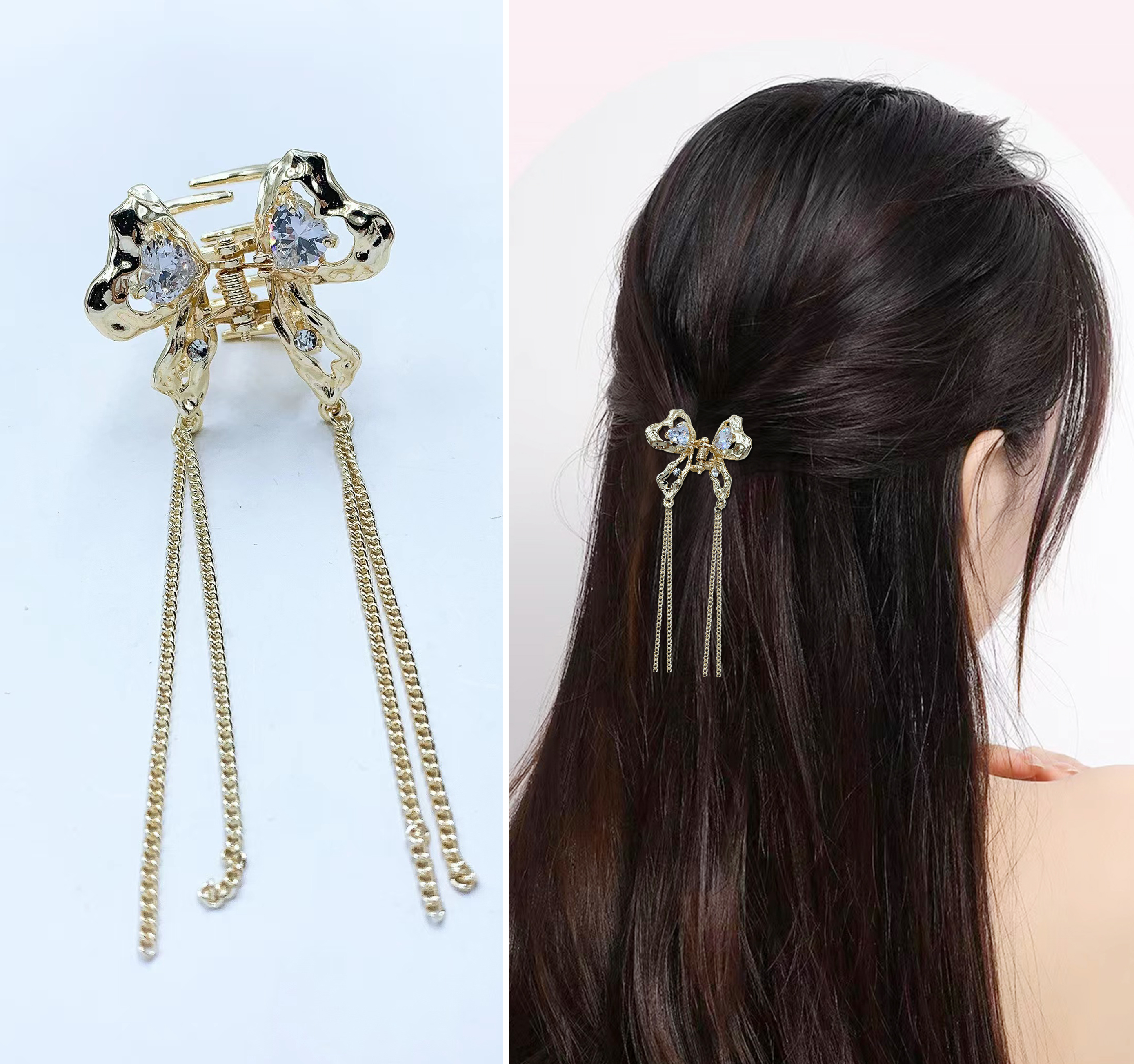 The popular tassel grab series of beautiful and romantic Han Xu accessories