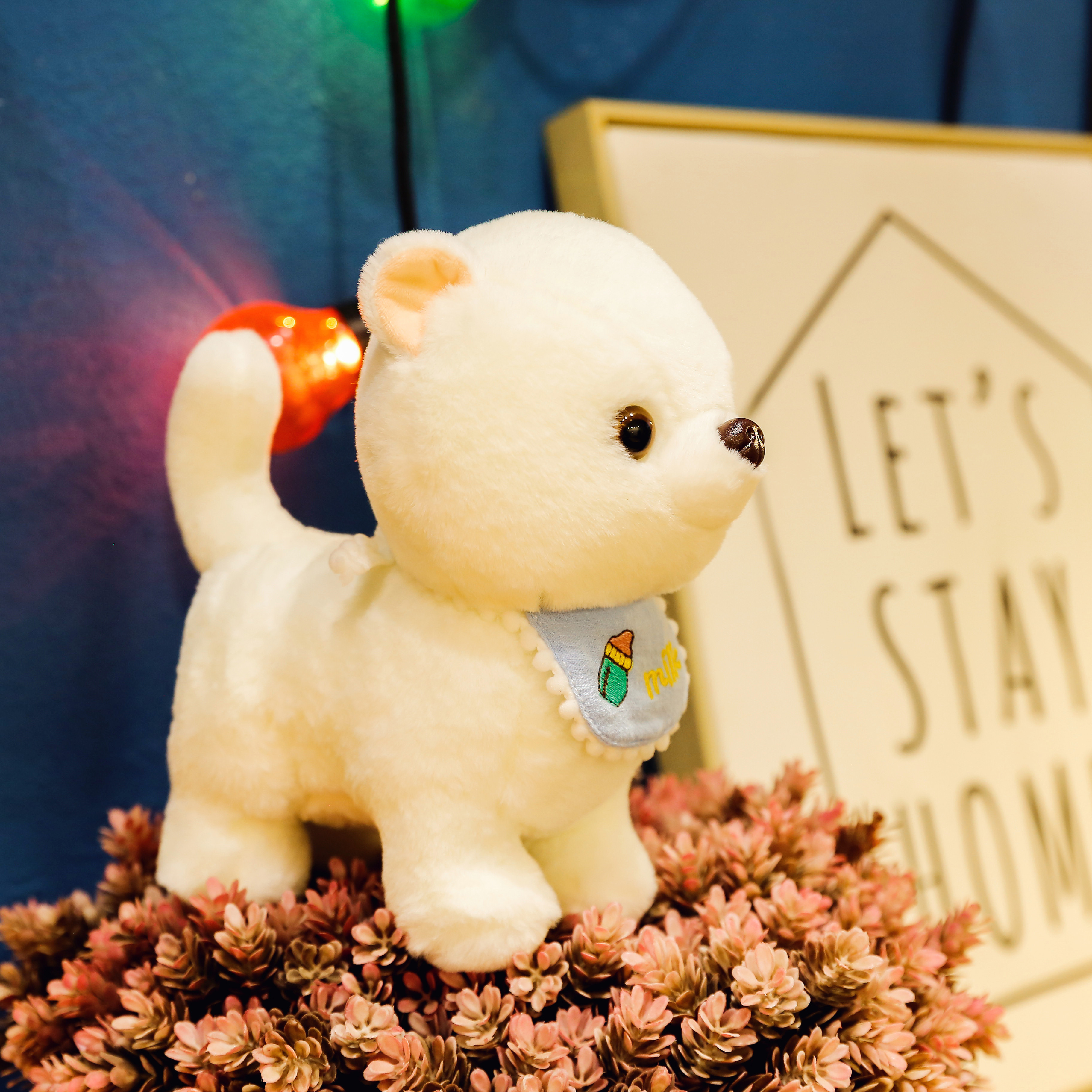 2022 New style scarf Dog Doll Plush toy, cute male and female bedroom birthday gift plush toy 40m Application Scenario