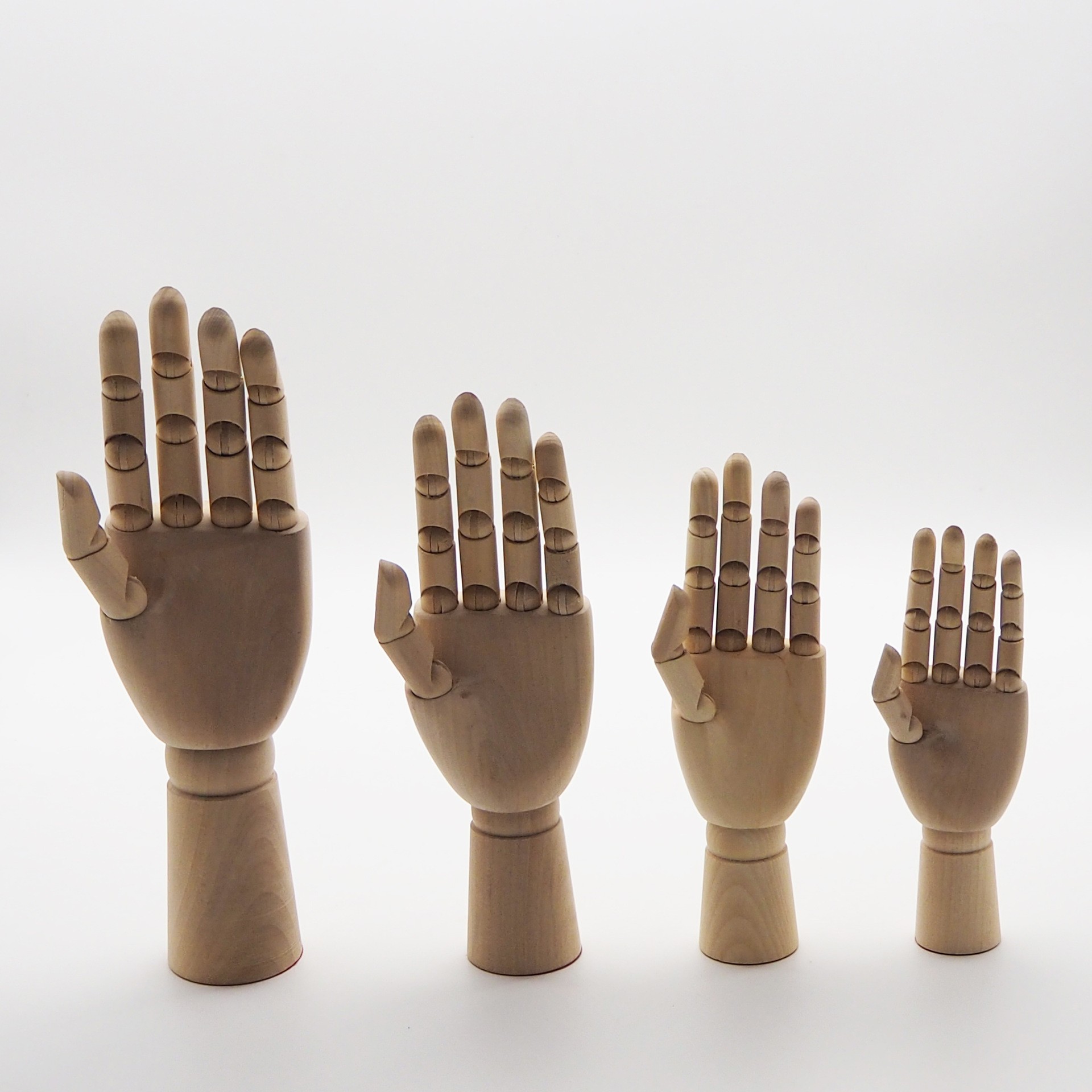 Wooden hand, wooden joint hand, wooden hand model, 12-inch wooden hand ornament, movable wooden hand sketch painting wholesale