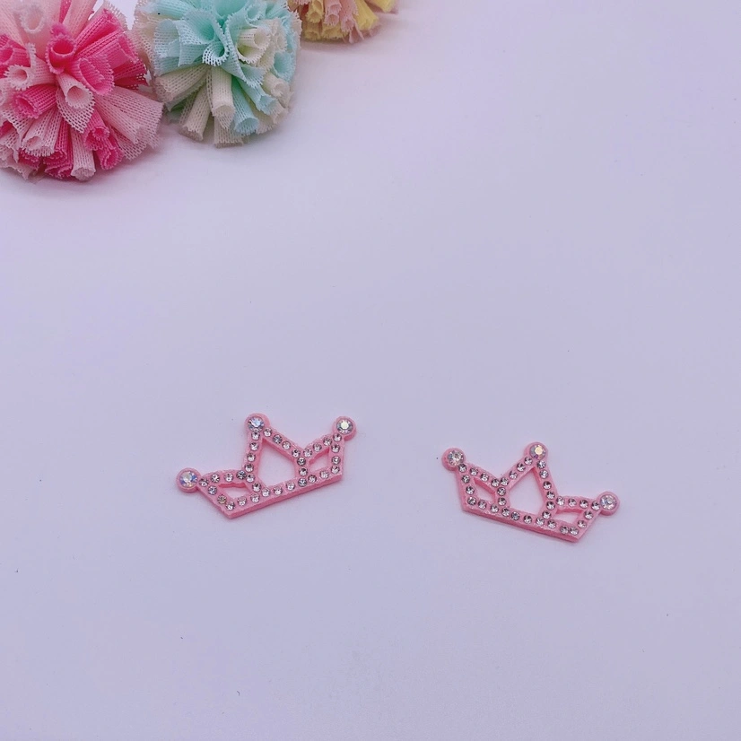 Hollowed-out crown ultrasonic accessory jewelry headwear color Ding small cloth flower handmade decorative flower Hollowed-out crown ultrasonic accessory jewelry headwear color Ding small cloth flower handmade decorative flower Item Picture