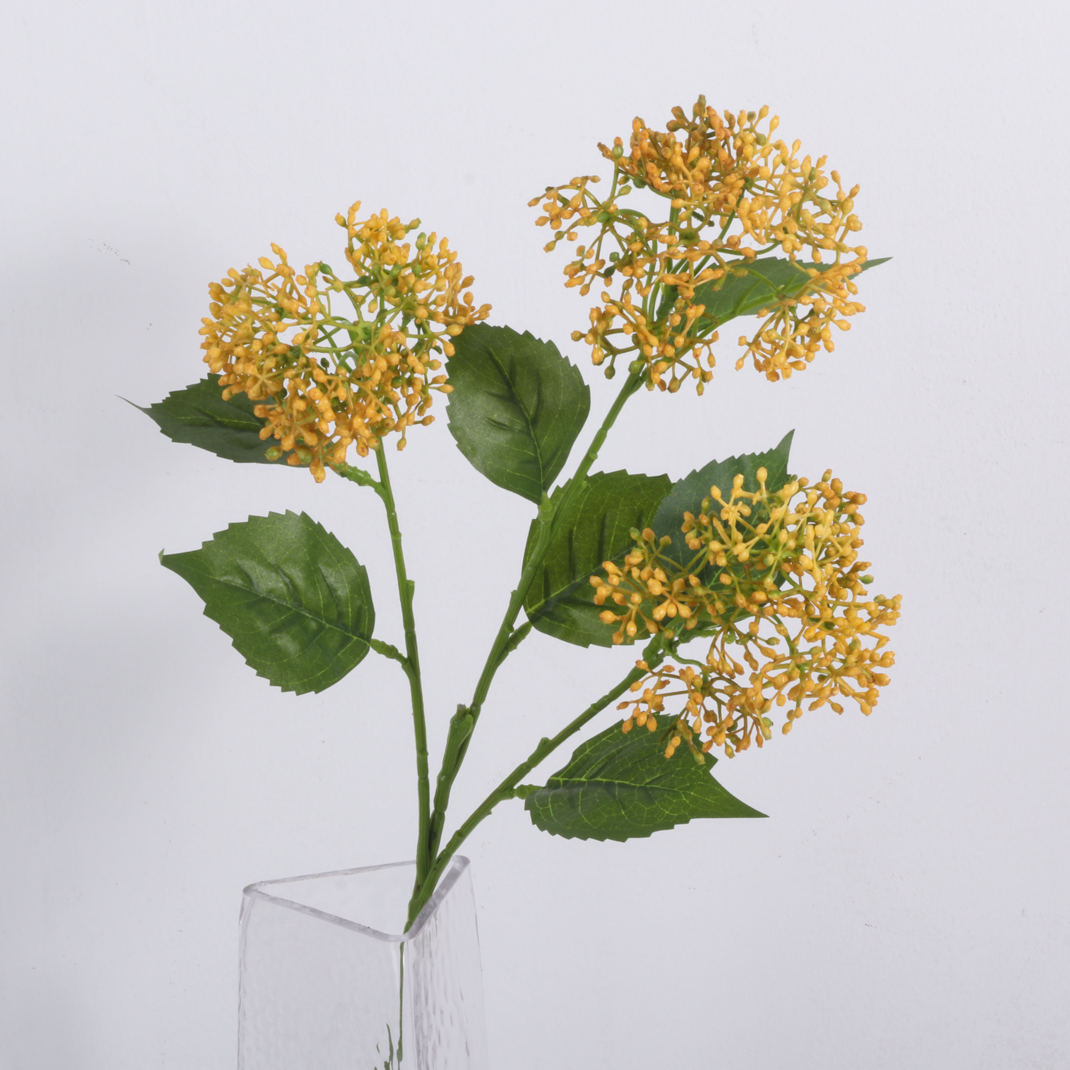 Simulated 3-pronged raspberry fruit, plastic millet fruit, simulated flower and green plant fruit, home decoration, wedding photography and arrangement Item Picture