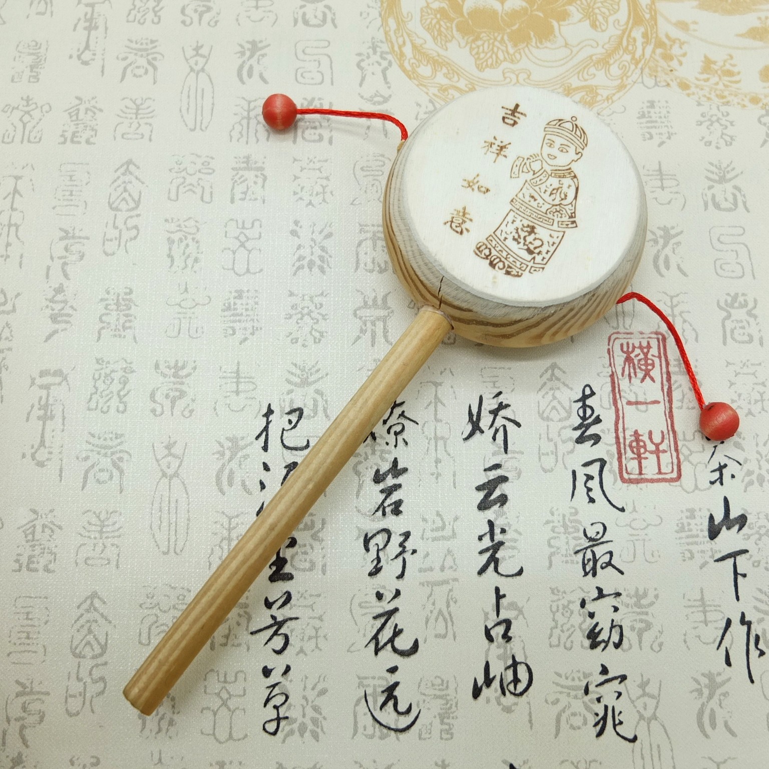 木质拨浪鼓产品图