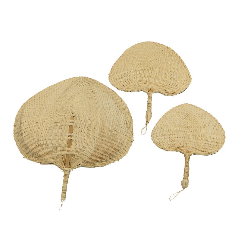 蒲草扇/小号白底实物图