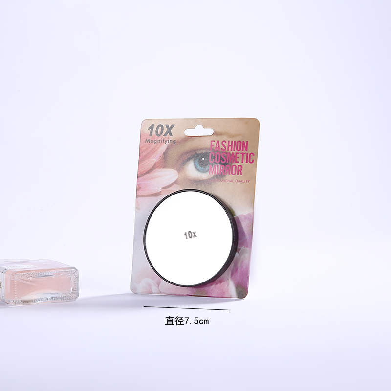 New fashionable Japanese and Korean popular beauty mirror, makeup mirror magnifying glass, can adhere to smooth surfaces, circular suction cup mirror 37 Specification image