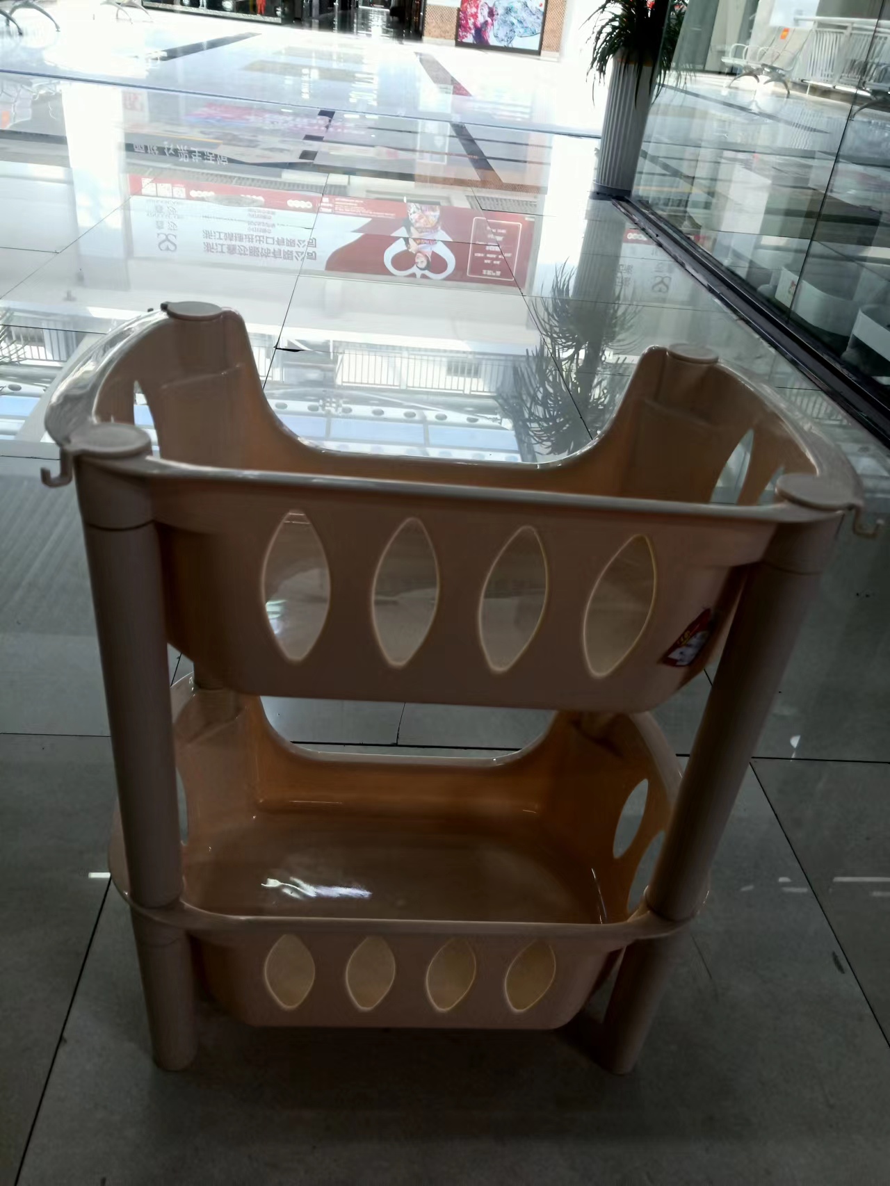 全塑料浴室厨房客厅多用型落地置物架