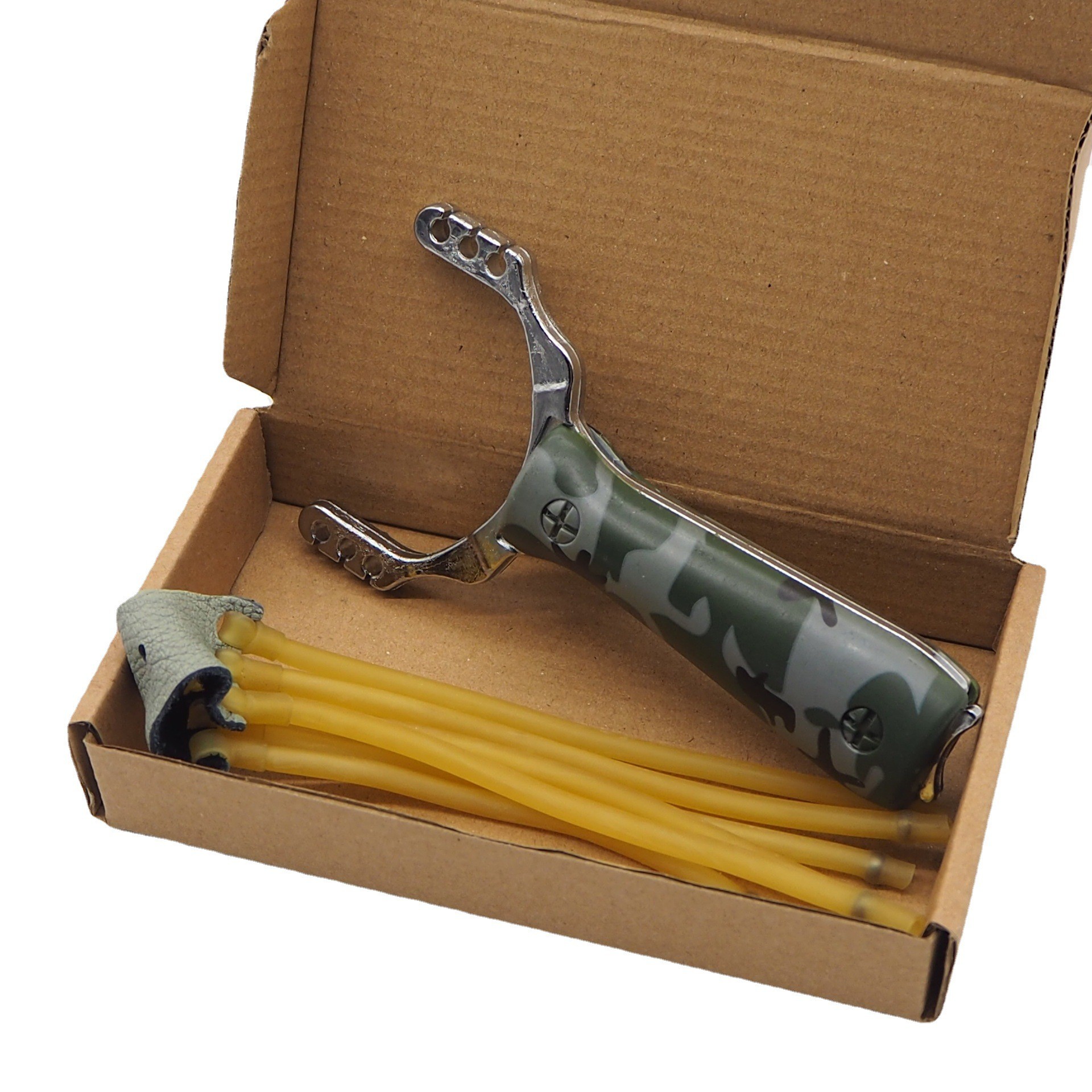 迷彩弹弓白底实物图