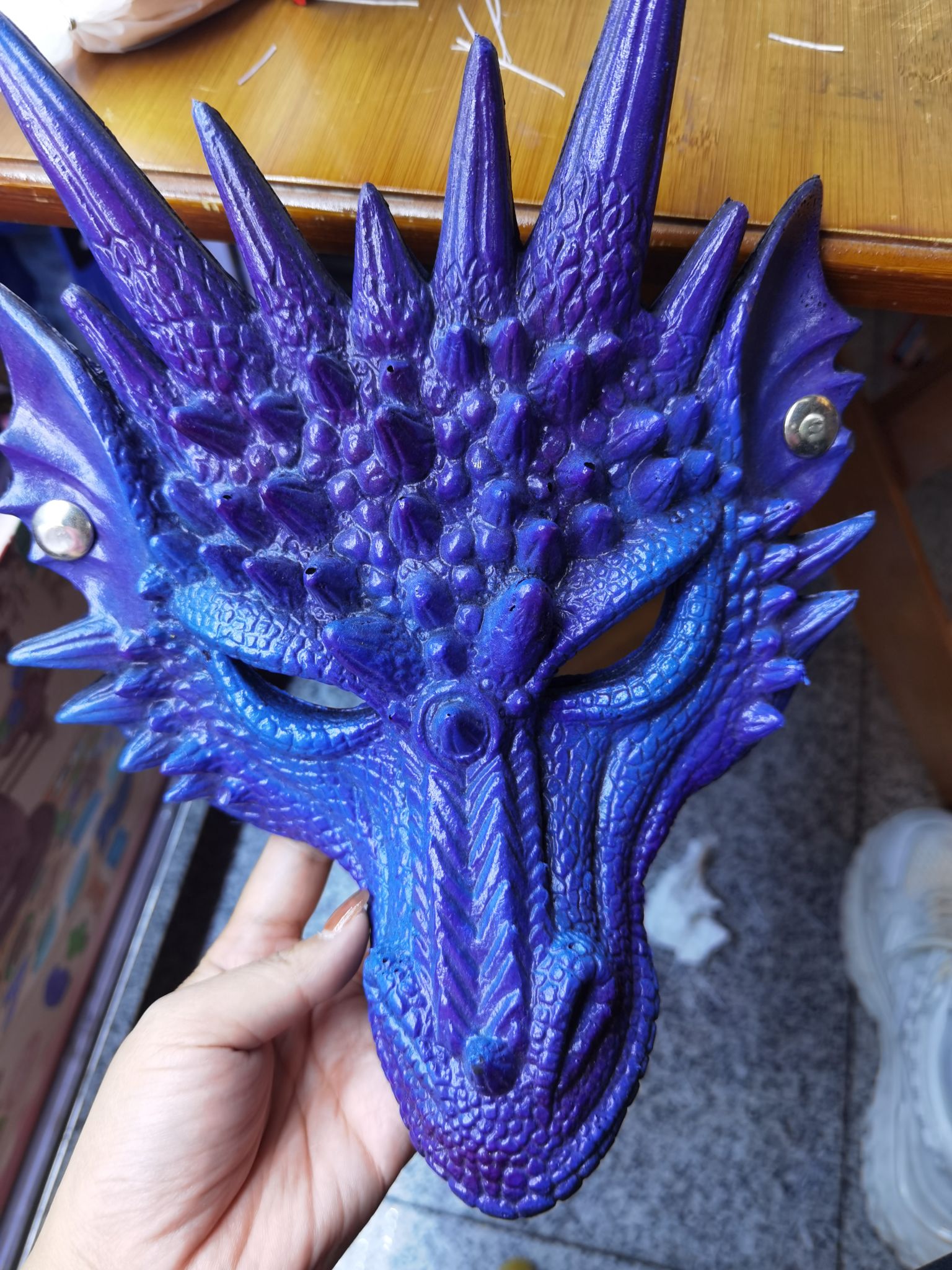 爆款龙头面具款式很多，万圣节道具，欢迎来样定做，