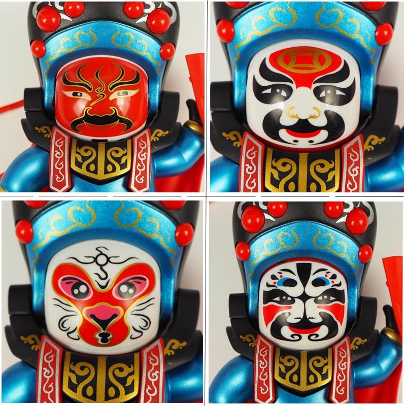 Factory direct sales of Sichuan Opera face-changing dolls, facial makeup dolls, Peking Opera face-changing dolls, traditional facial makeup gifts, and street stalls Application Scenario