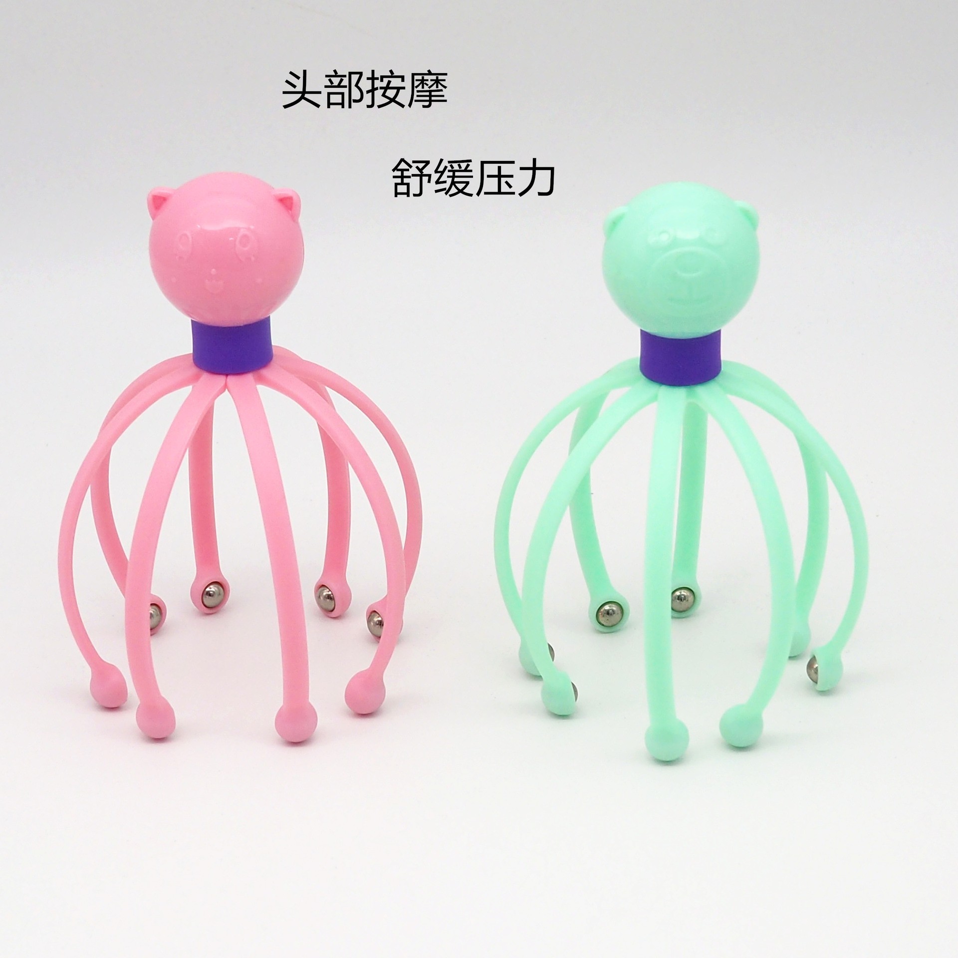 Head massager, eight-claw ball scalp massage, claw head relaxation wonder, steel ball head massage wholesale Specification image