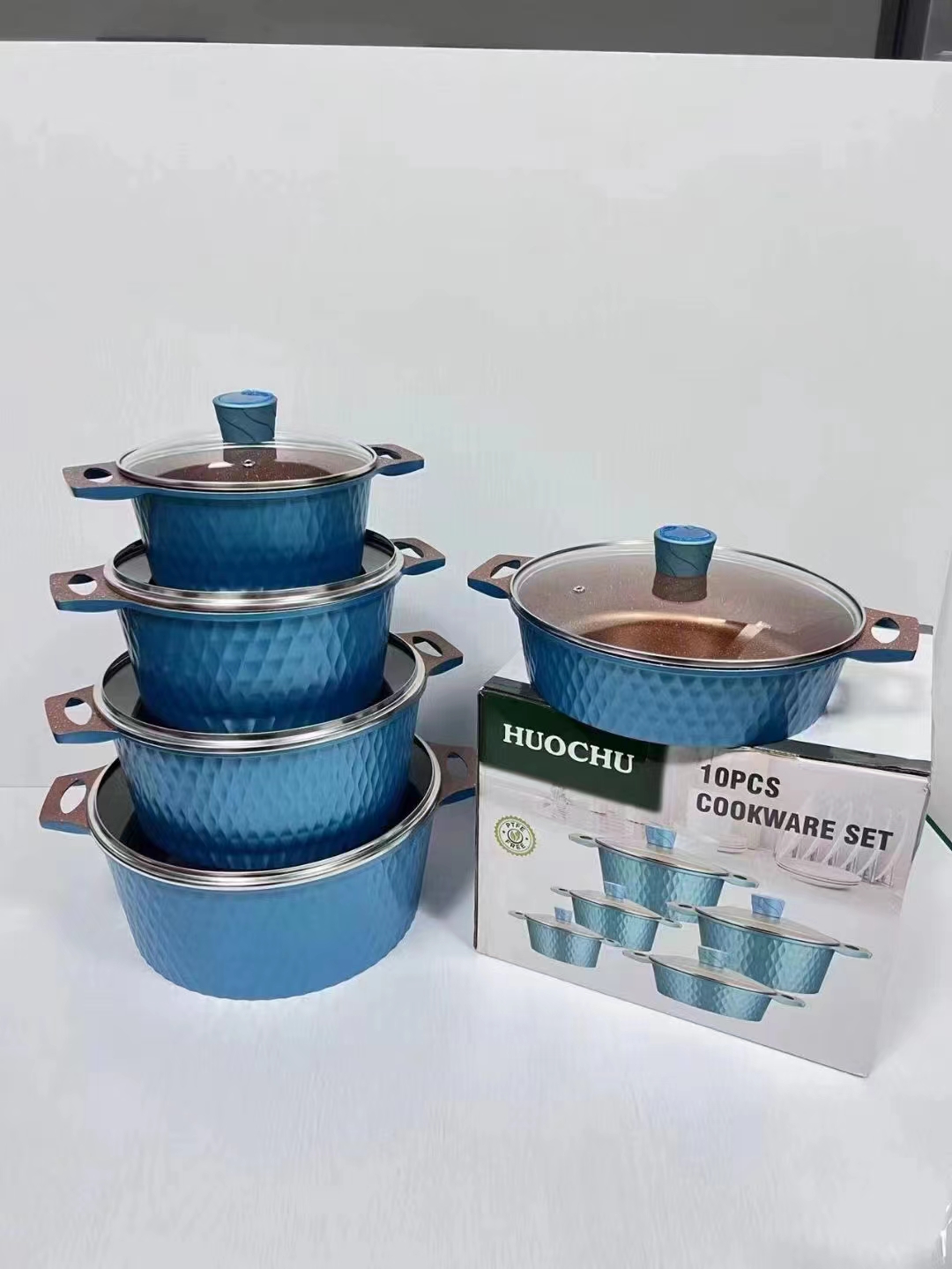 汤锅套装白底实物图