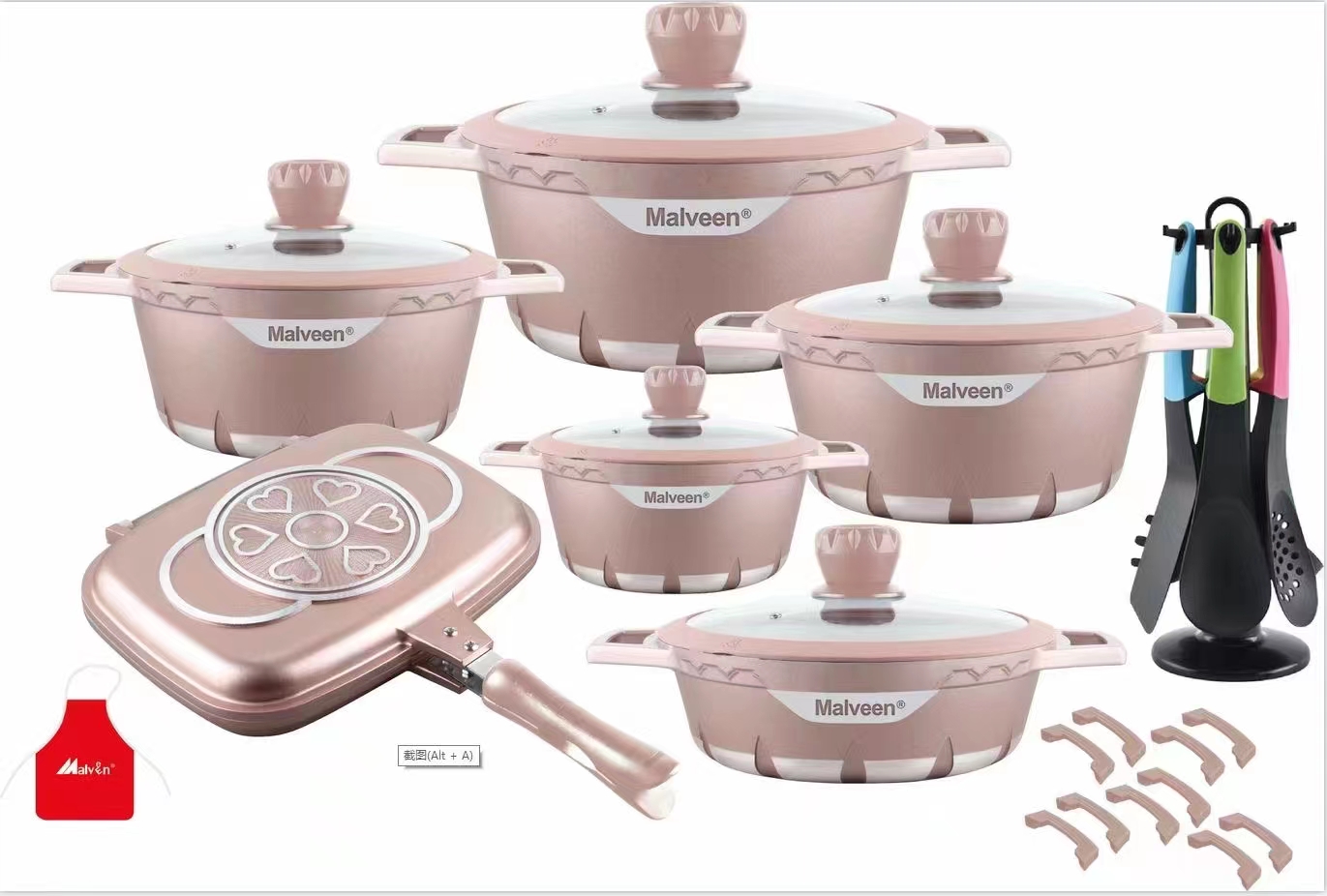 多件套汤锅/汤锅/铝锅套装细节图