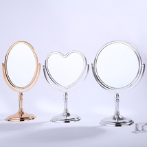 新款时尚日韩流行美妆镜化妆镜立式镜电镀不褪色高脚镜30