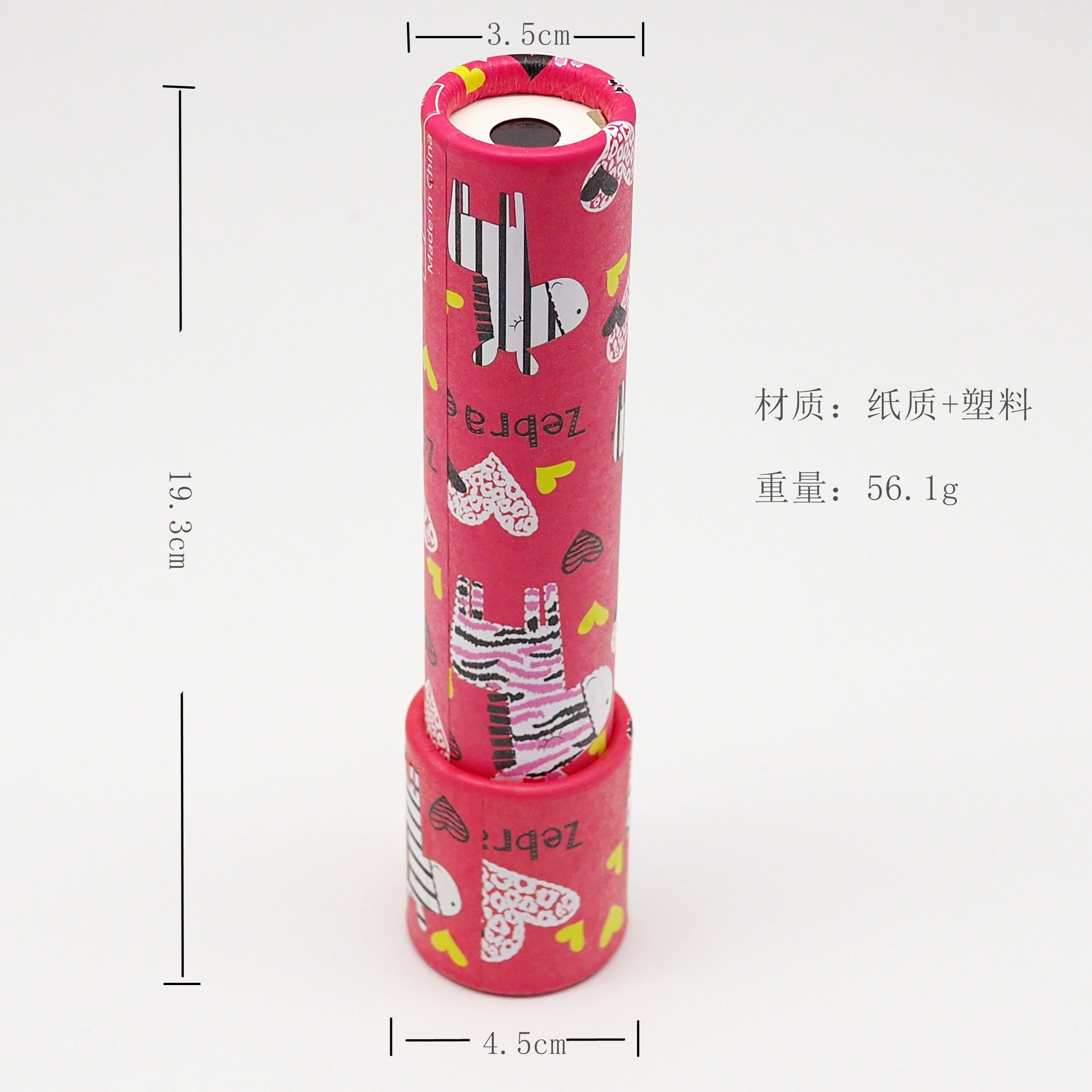 Classic and nostalgic cartoon kaleidoscope children's educational toys, rotating kaleidoscope parent-child interactive educational toys details Picture