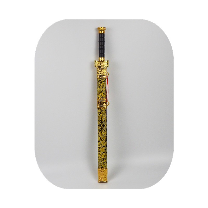 The manufacturer supplies new electroplated Yue King swords, electroplated bamboo and wood swords, Qinglong swords, children's toy sword models Item Picture