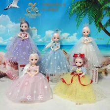 厂家直销30厘米爱莎白雪公主款音乐芭比娃娃女孩玩具公主洋娃娃精美礼品生日礼物批发