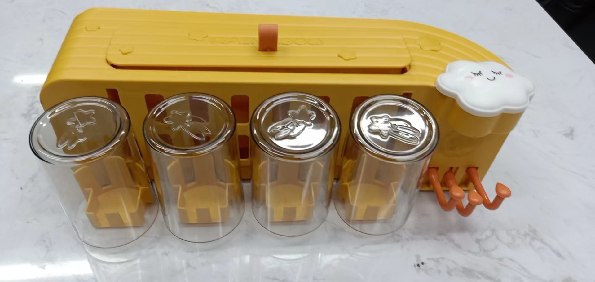 网红漱口杯牙刷架套装家用浴室厕所免打孔壁挂牙刷置物架