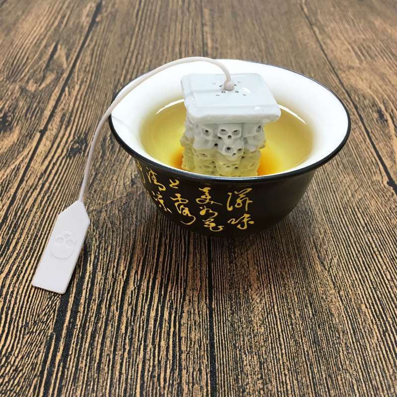 骷髅头塔泡茶/茶叶过滤器/头骨塔茶包细节图