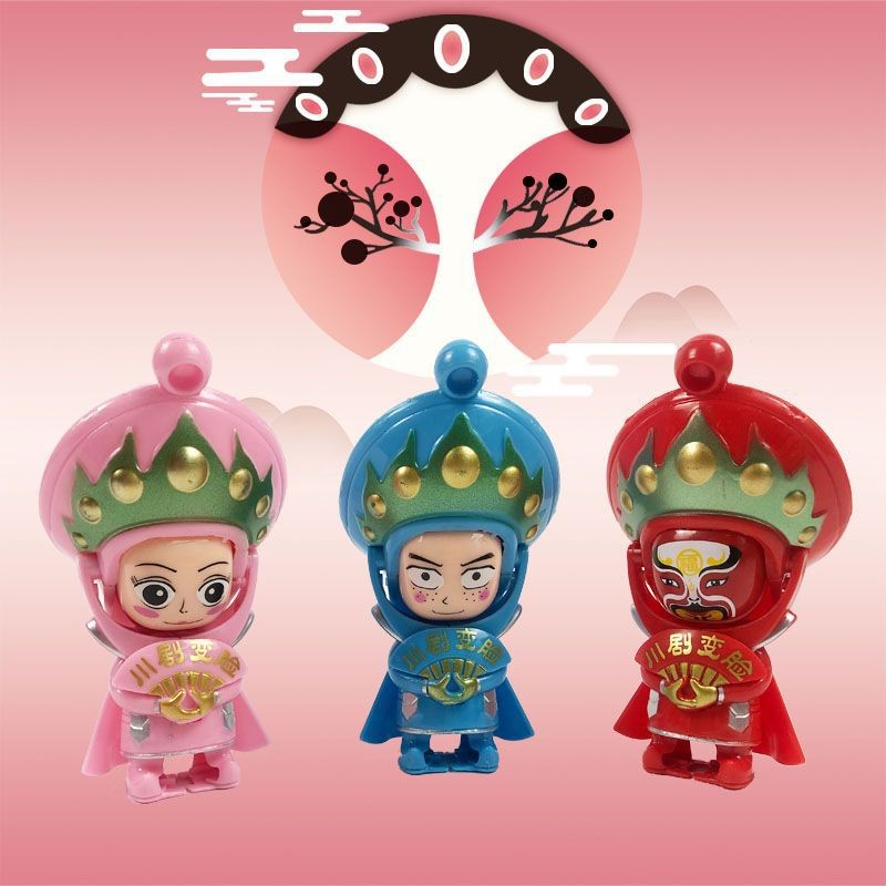 Factory direct sales of ordinary face-changing dolls, facial makeup dolls, Peking Opera face-changing dolls, traditional facial makeup gifts, and street stalls Specification image