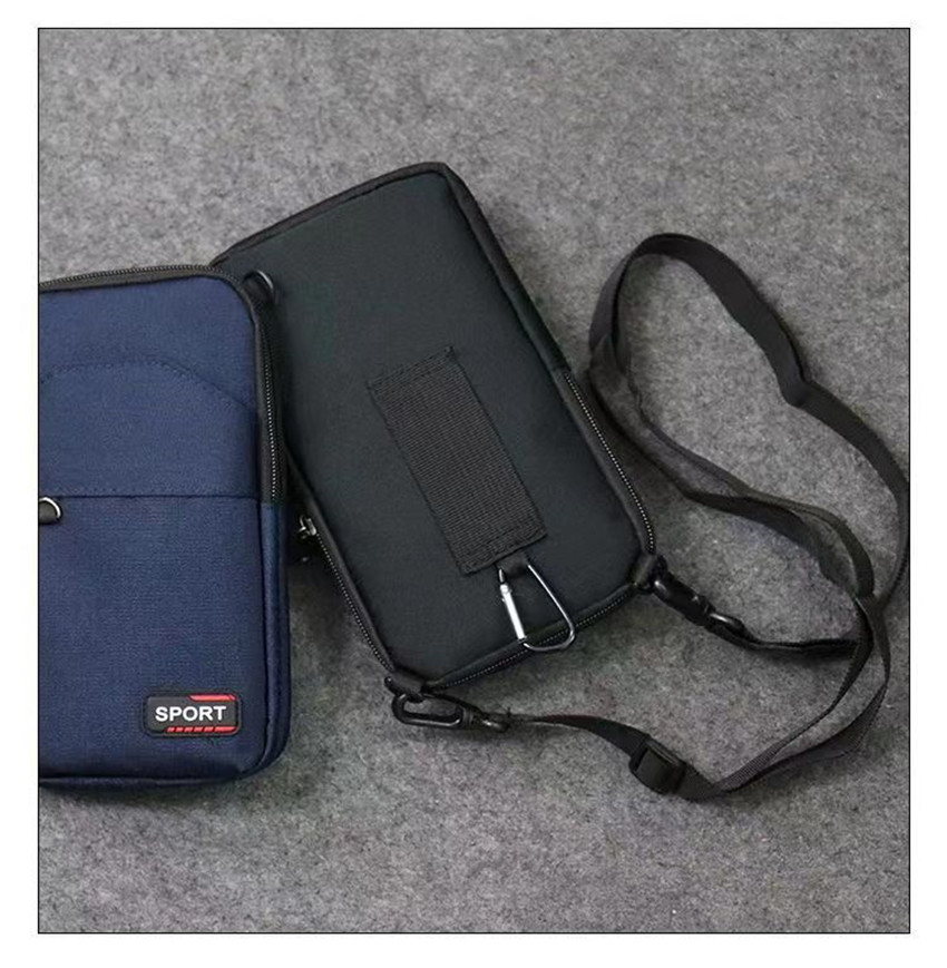 7-inch men's small bag, crossbody mobile phone bag, men's multi-functional belt mobile phone waist bag, vertical hanging bag, casual bag Application Scenario