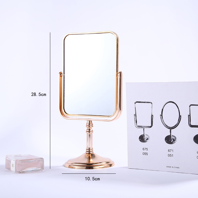 New fashionable Japanese and Korean popular beauty mirrors, makeup mirrors, standing mirrors, electroplated non-fading tall mirrors, 28 details Picture