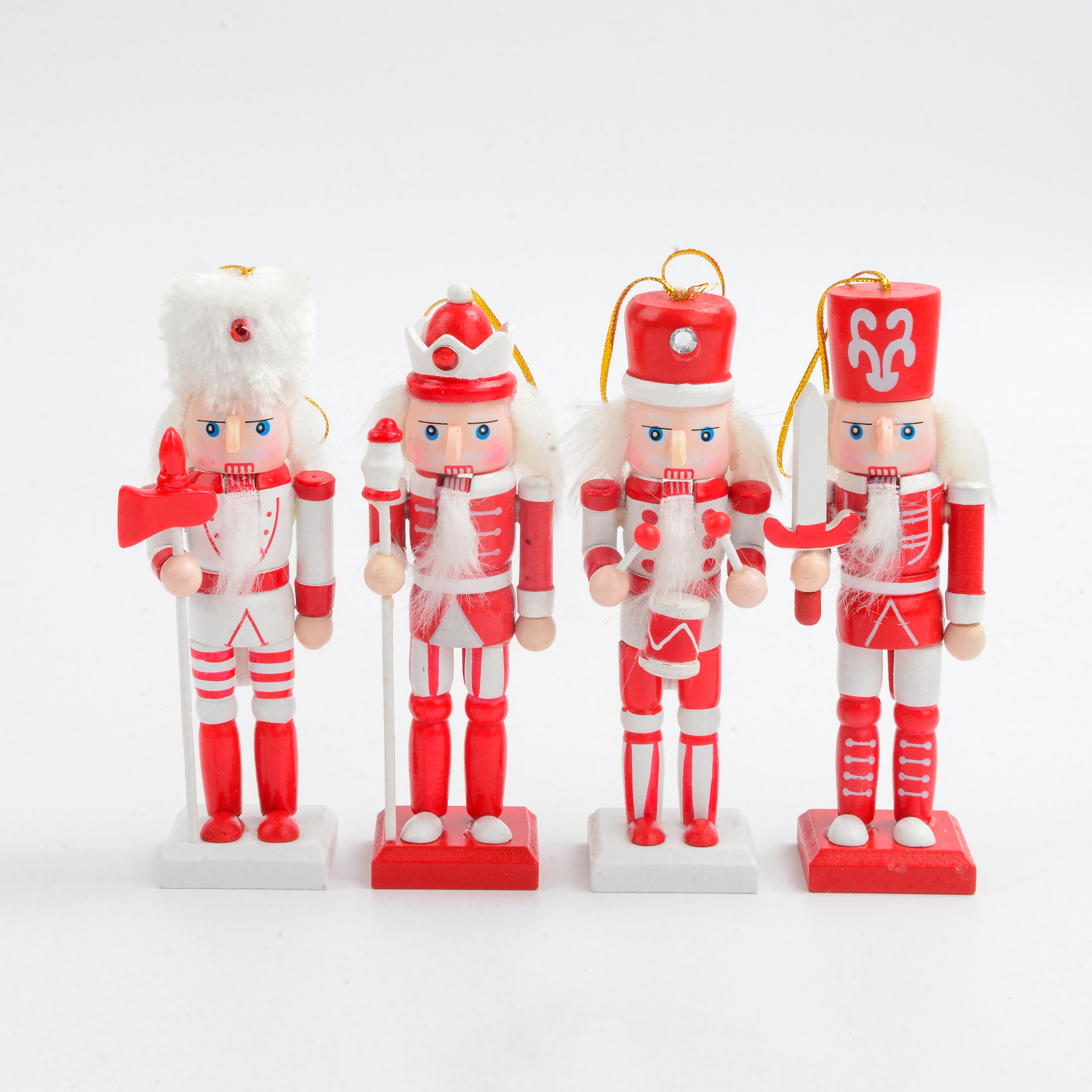 2022 New Style of Craft: Nutcracker Red Soldier Figurine 7 details Picture