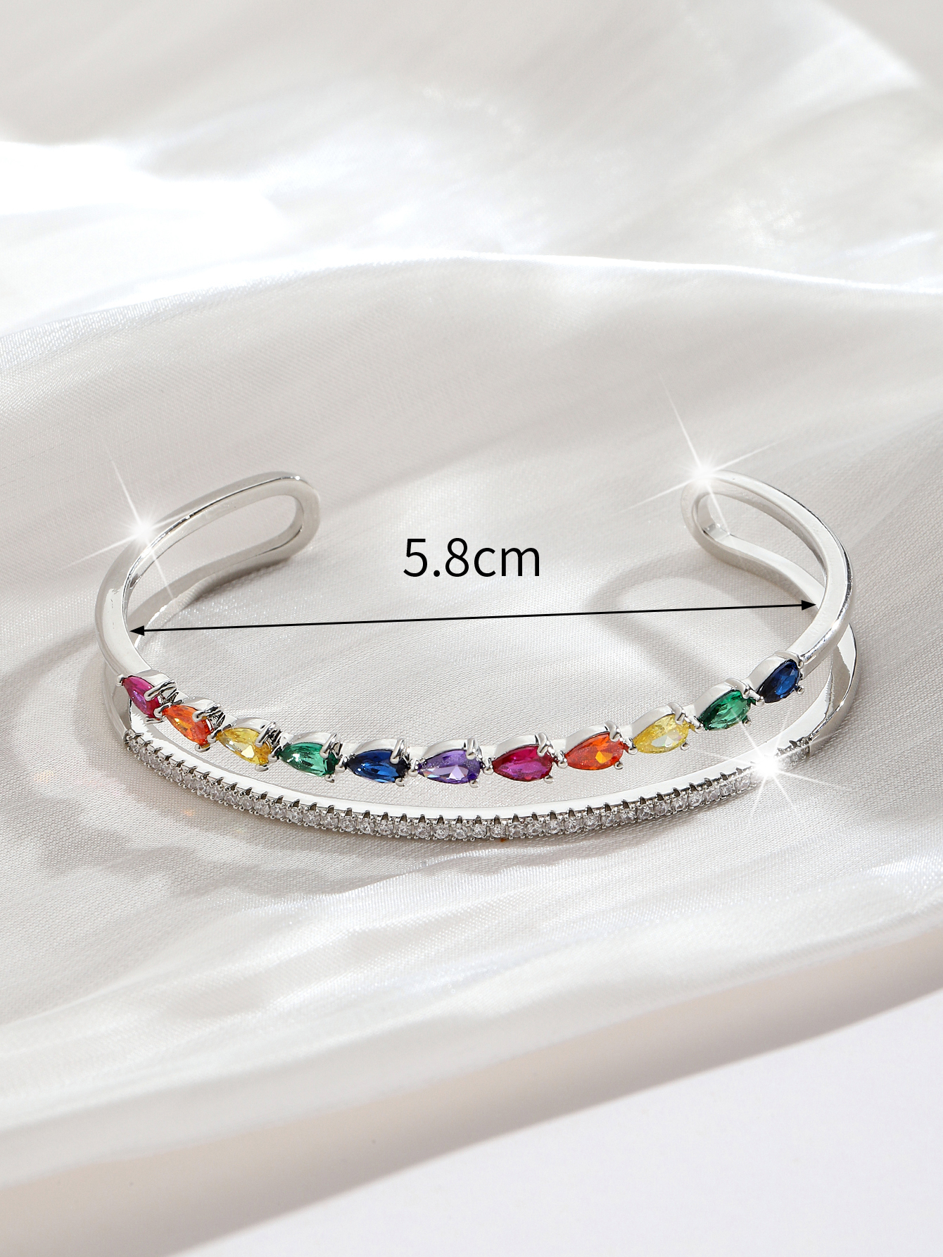 Fashionable, individual, light luxury and high-end 2022 new Color bracelet -ab04039B Item Picture