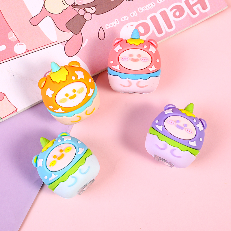 New Weibo Stationery creative and cute hand-shaped unicorn cartoon pencil sharpeners are available for wholesale from the manufacturer details Picture