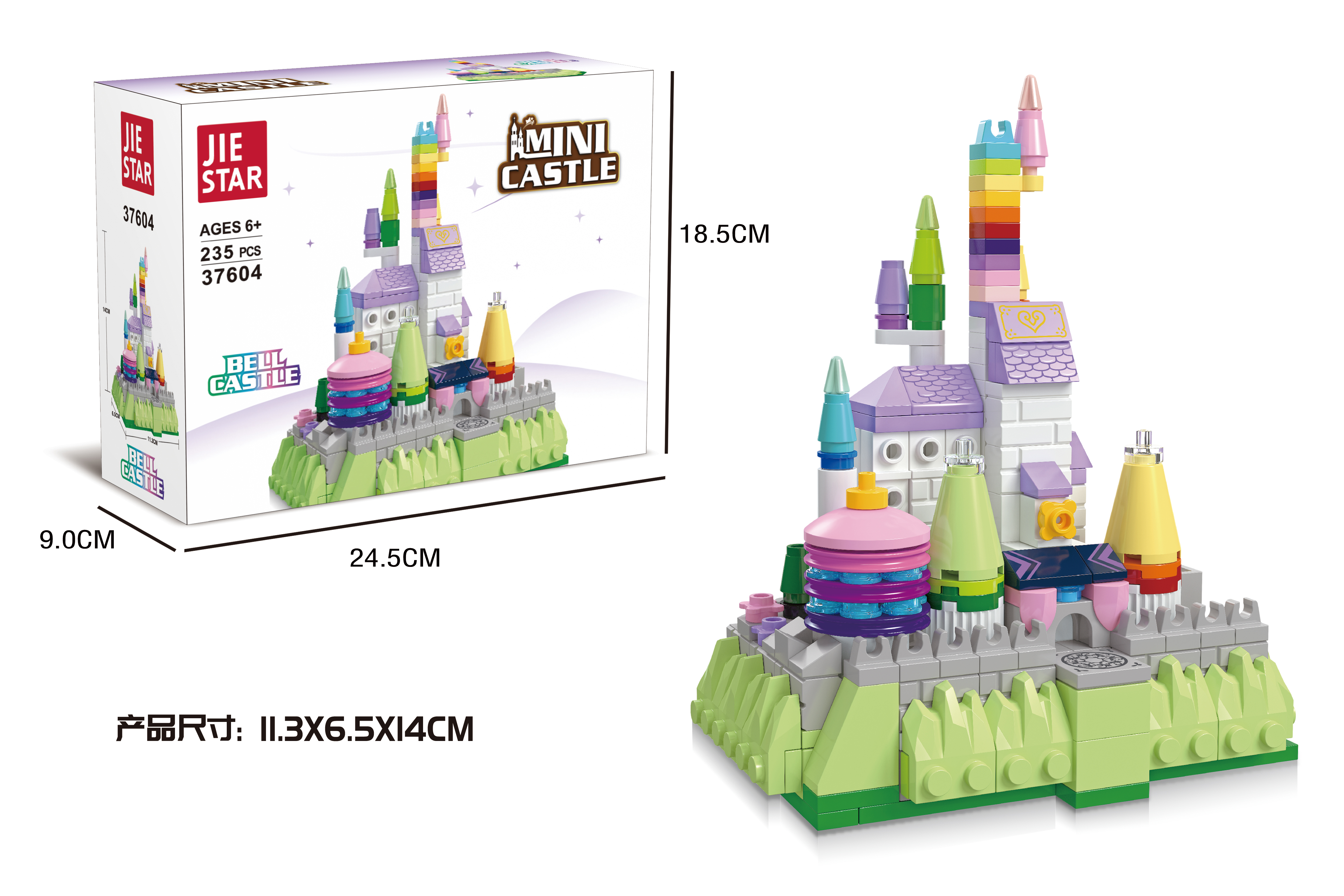 Castle 5 Building Blocks Puzzle Toy Building Blocks Puzzle Toy Building Blocks Puzzle toy Building Blocks Puzzle toy Application Scenario