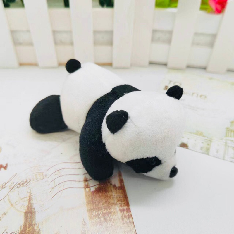 Senbao Monkey 01 Panda Plush toy Keychain Pendant, Bear bag doll, schoolbag pendant, small gift event, giving away children's clothing accessories, cute Item Picture