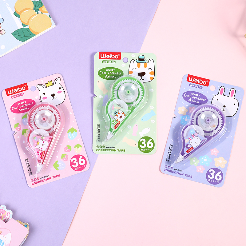  修正带批发学生用品涂改带改正带实惠大容量厂家直销炜搏办公 