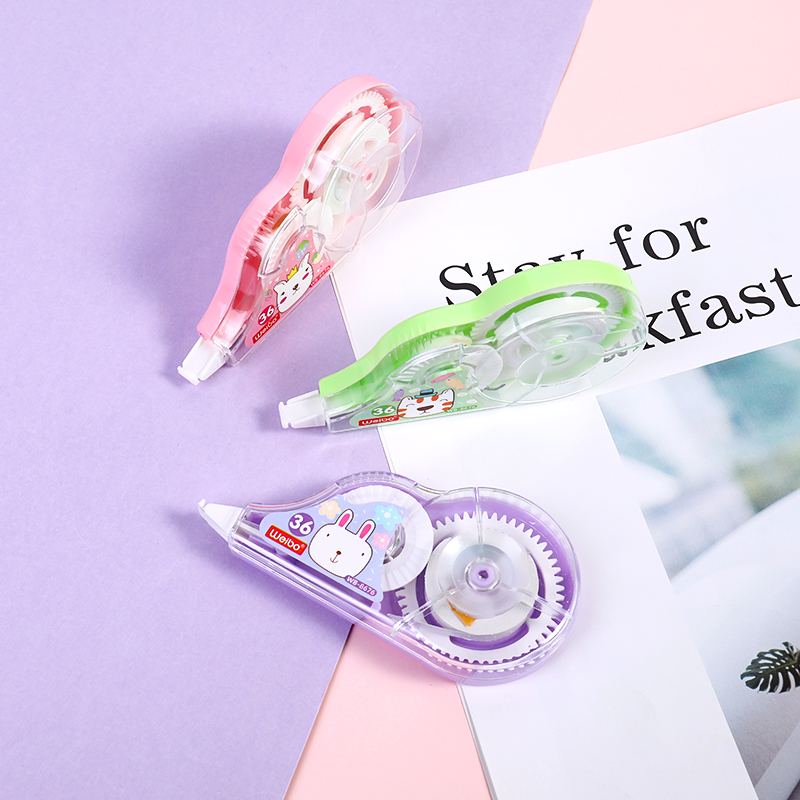 Wholesale correction tape, student supplies, correction tape, correction tape, cost-effective, large-capacity factory direct sales, Weibo Office Item Picture